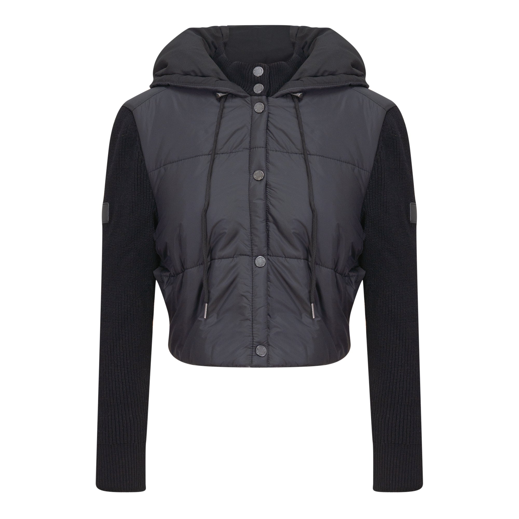 Quilted Sweater Combo Jacket