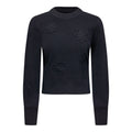 Ribbed Applique Sweater