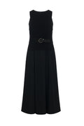Belted Vest Crepe Jumper Combo