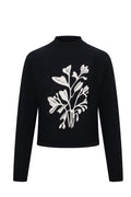 Dolman Sweater With Print