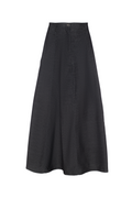 Cotton Maxi A Line Skirt