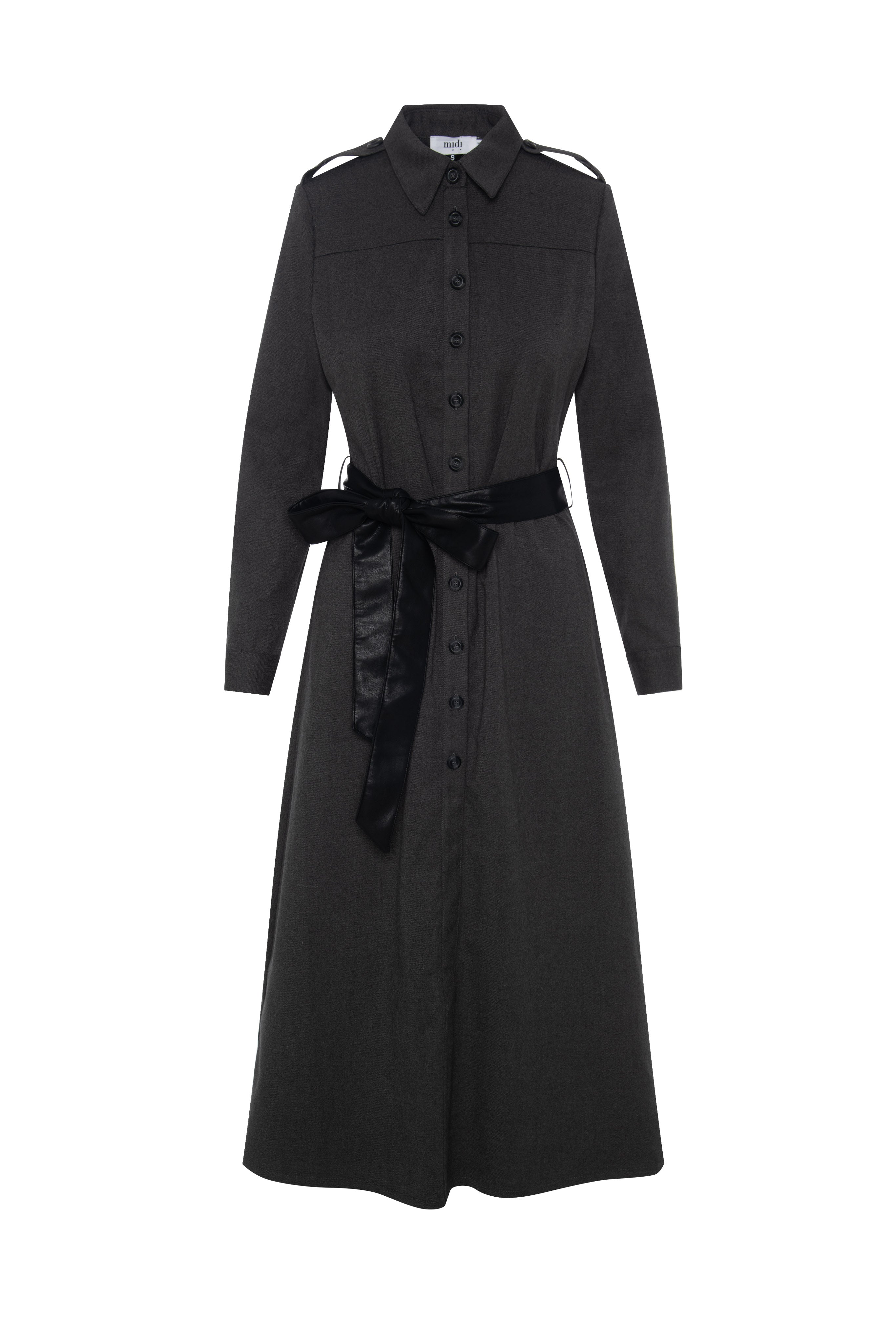 Wool Shirt Dress