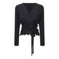 Scalloped Knit Cardigan