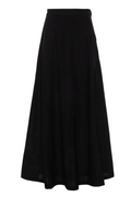 Midi Corduroy Burst Pleated Skirt