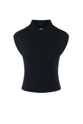 High V-neck Knit Vest