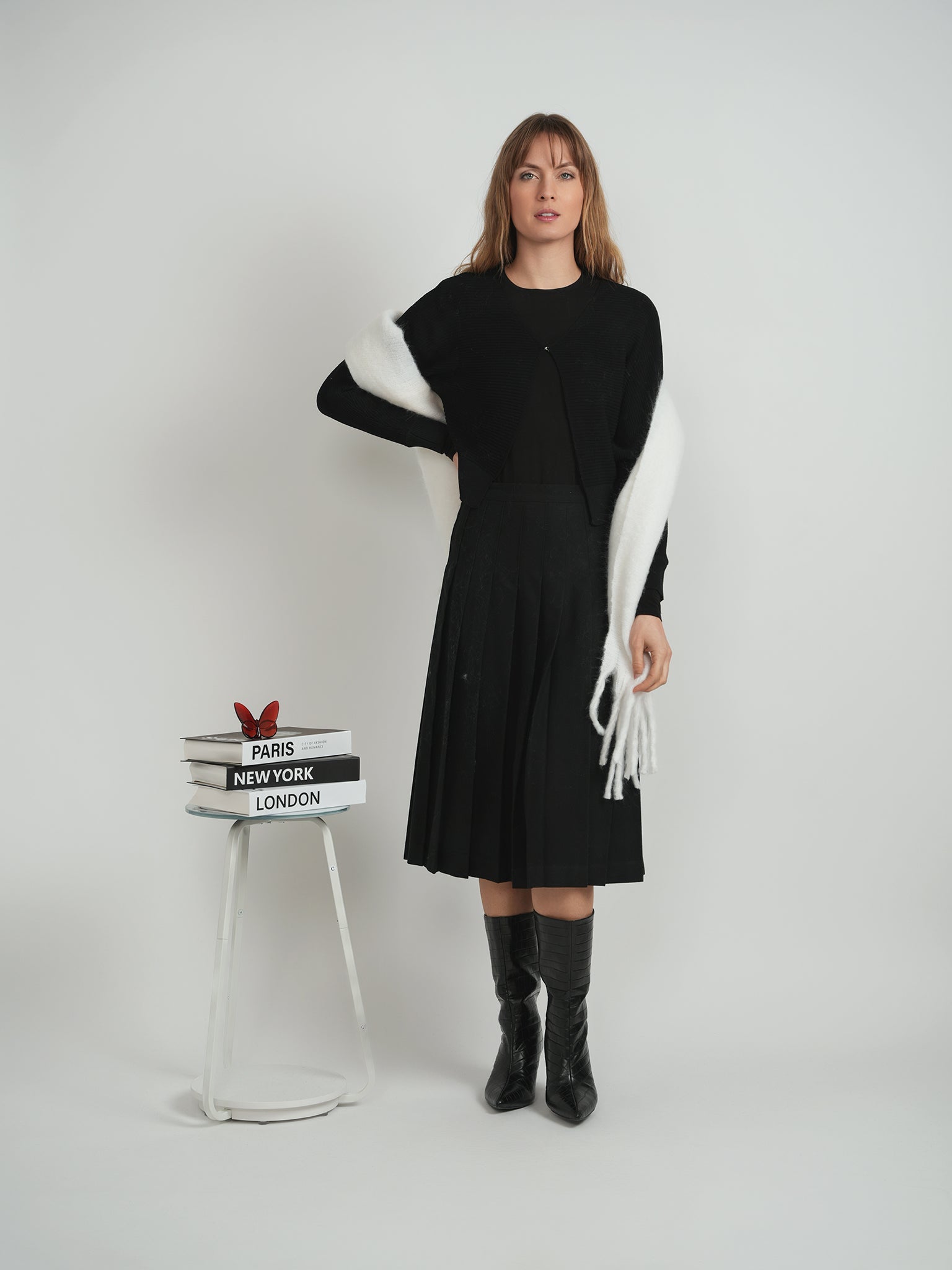Cropped Knit Bolero