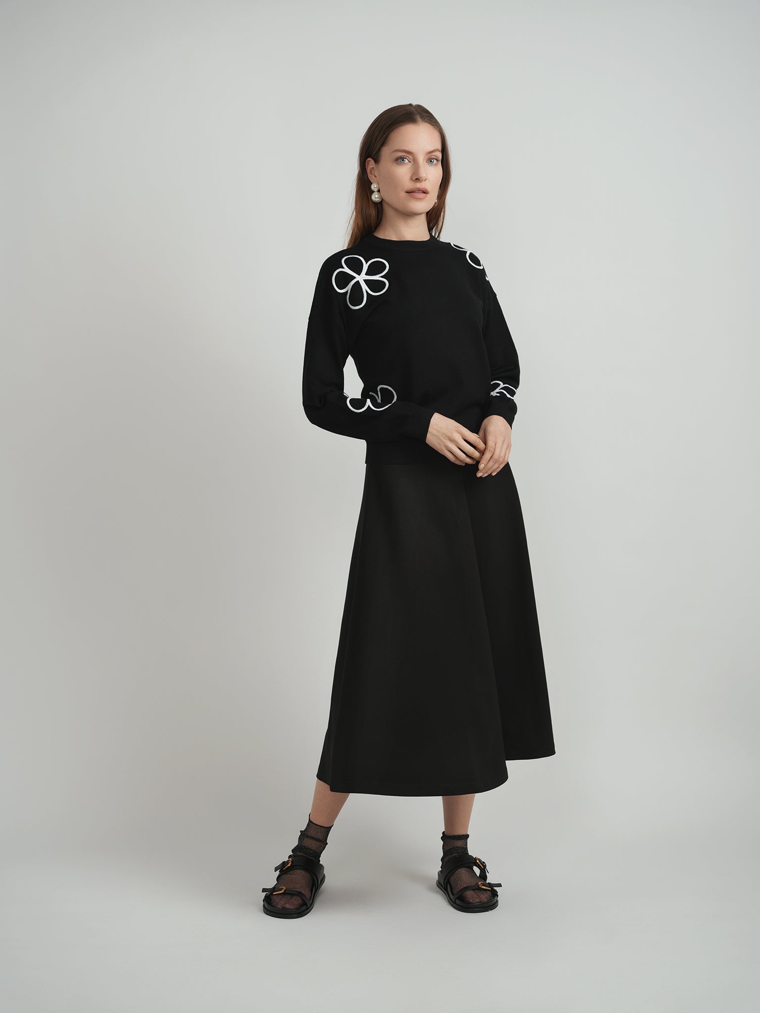 Embroidered Sweater