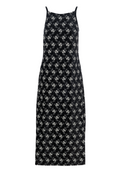 Velvet Embroidered Midi Jumper