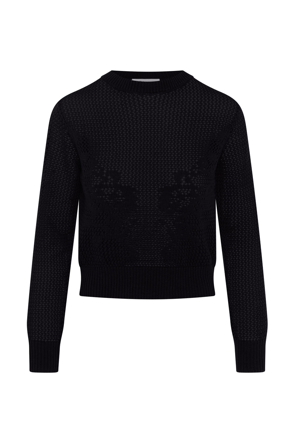 Crochet Design Cropped Sweater