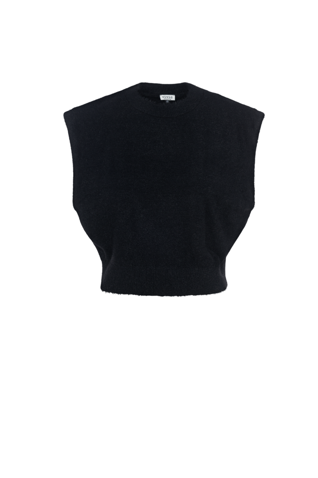 Cropped Mohair Vest