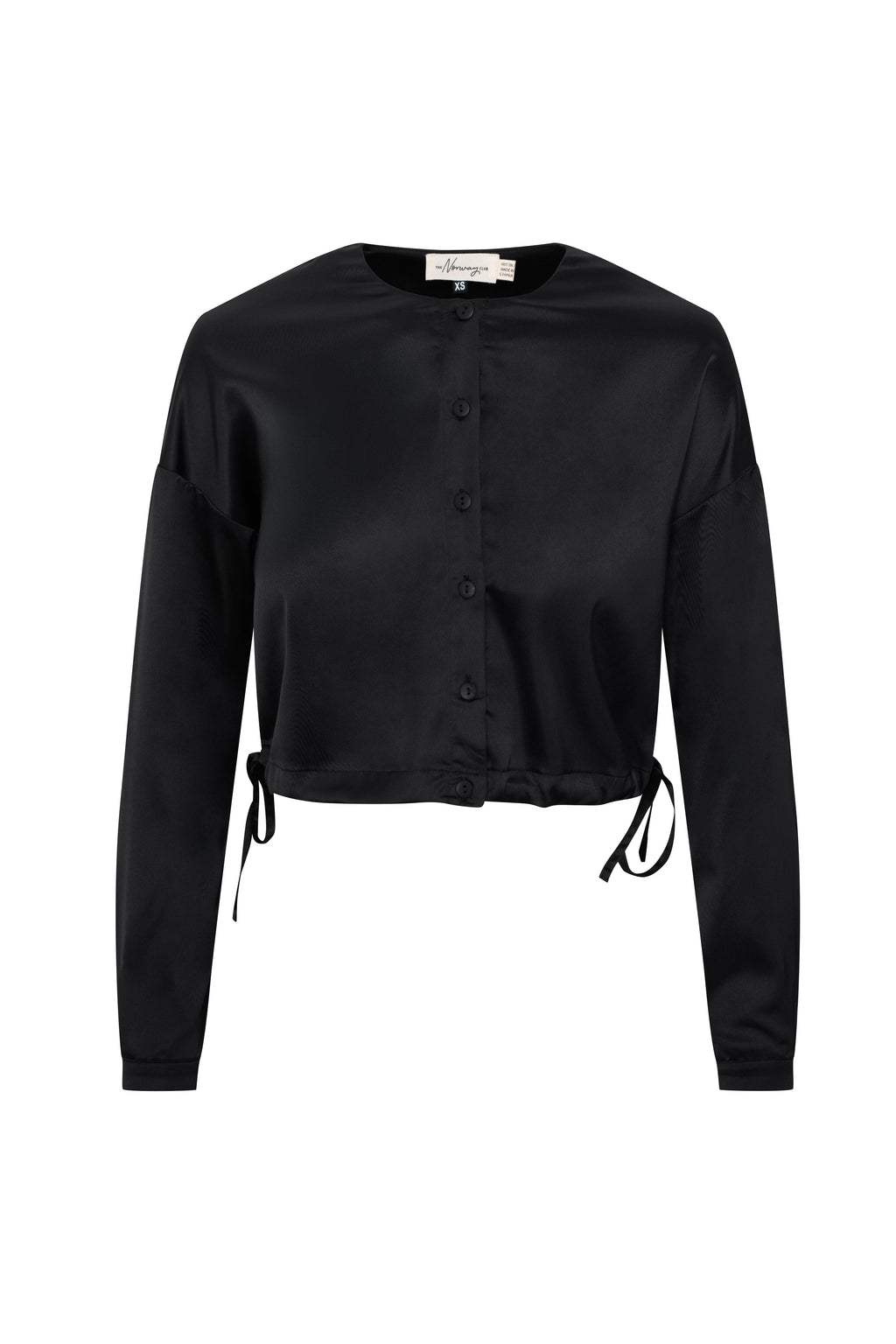 Satin Tie Blouse
