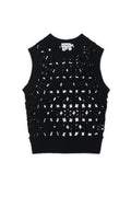 Flower Crochet Knit Vest