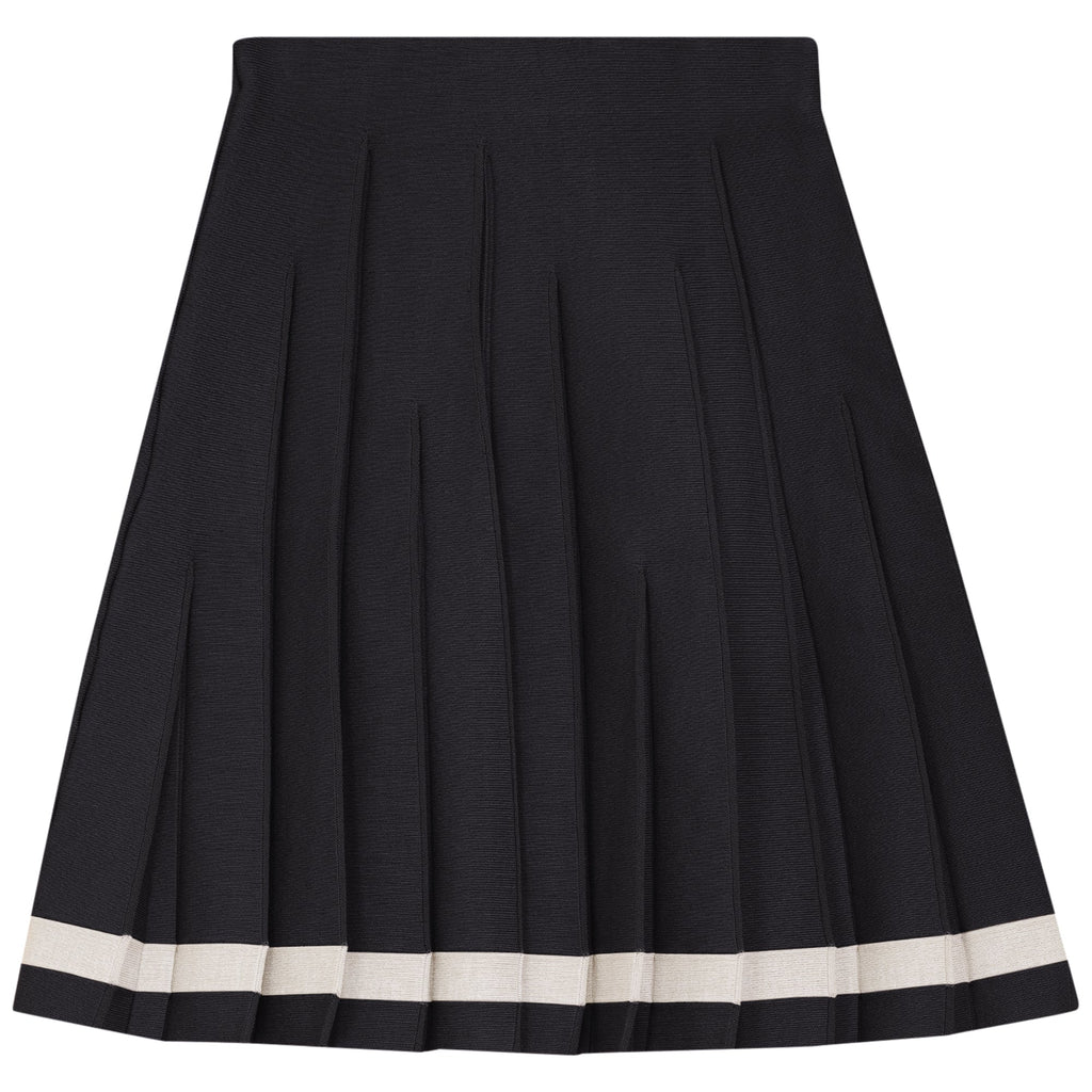 Uneven Pleated Skirt