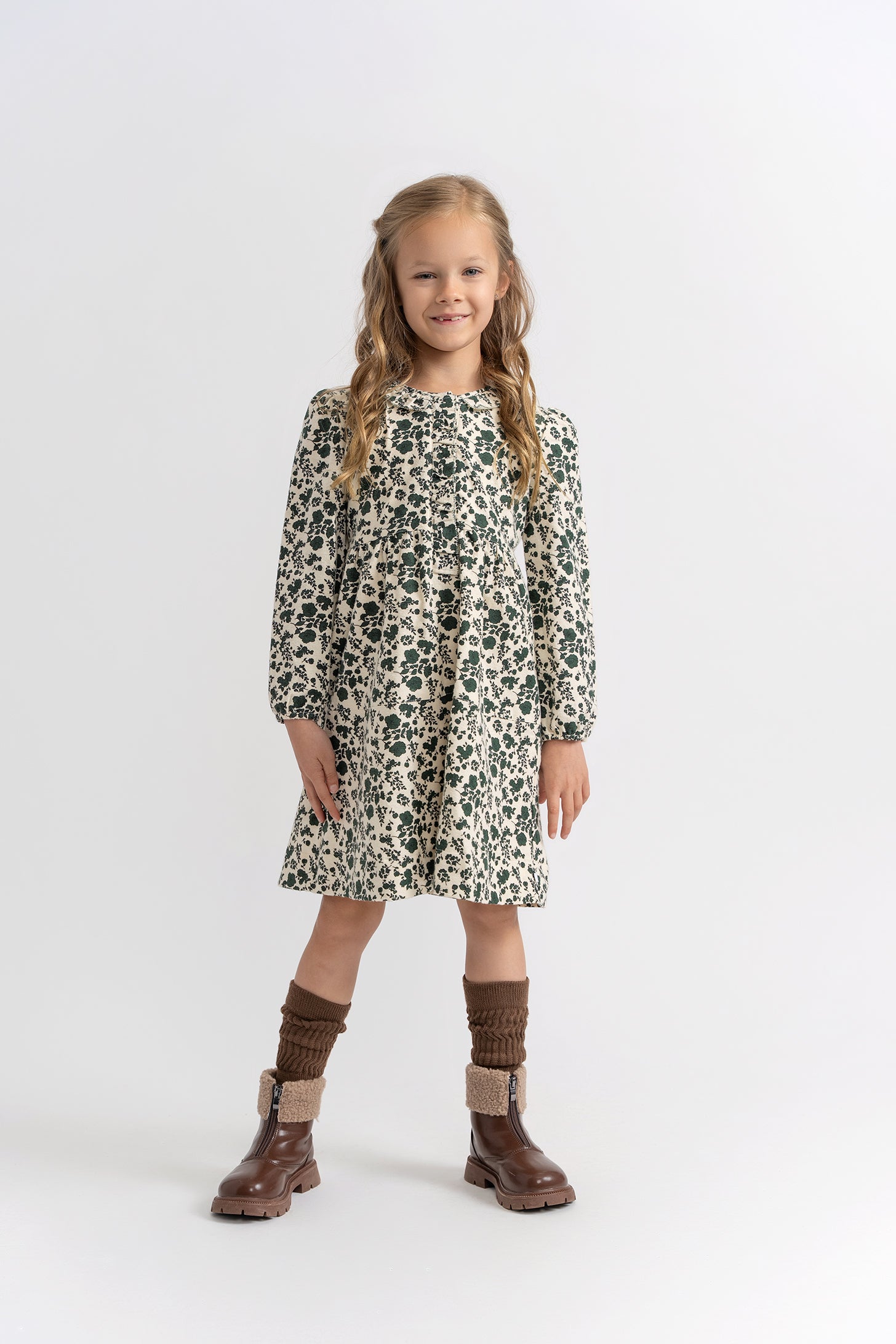 Woven Flannel Dress