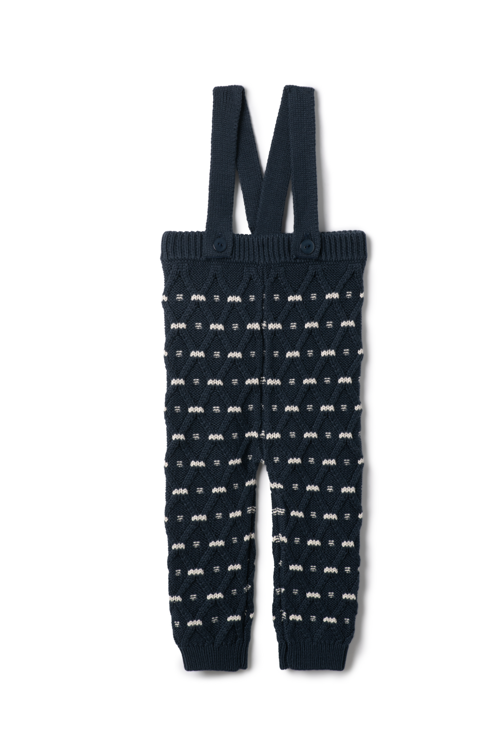 Stripe Knit Overall