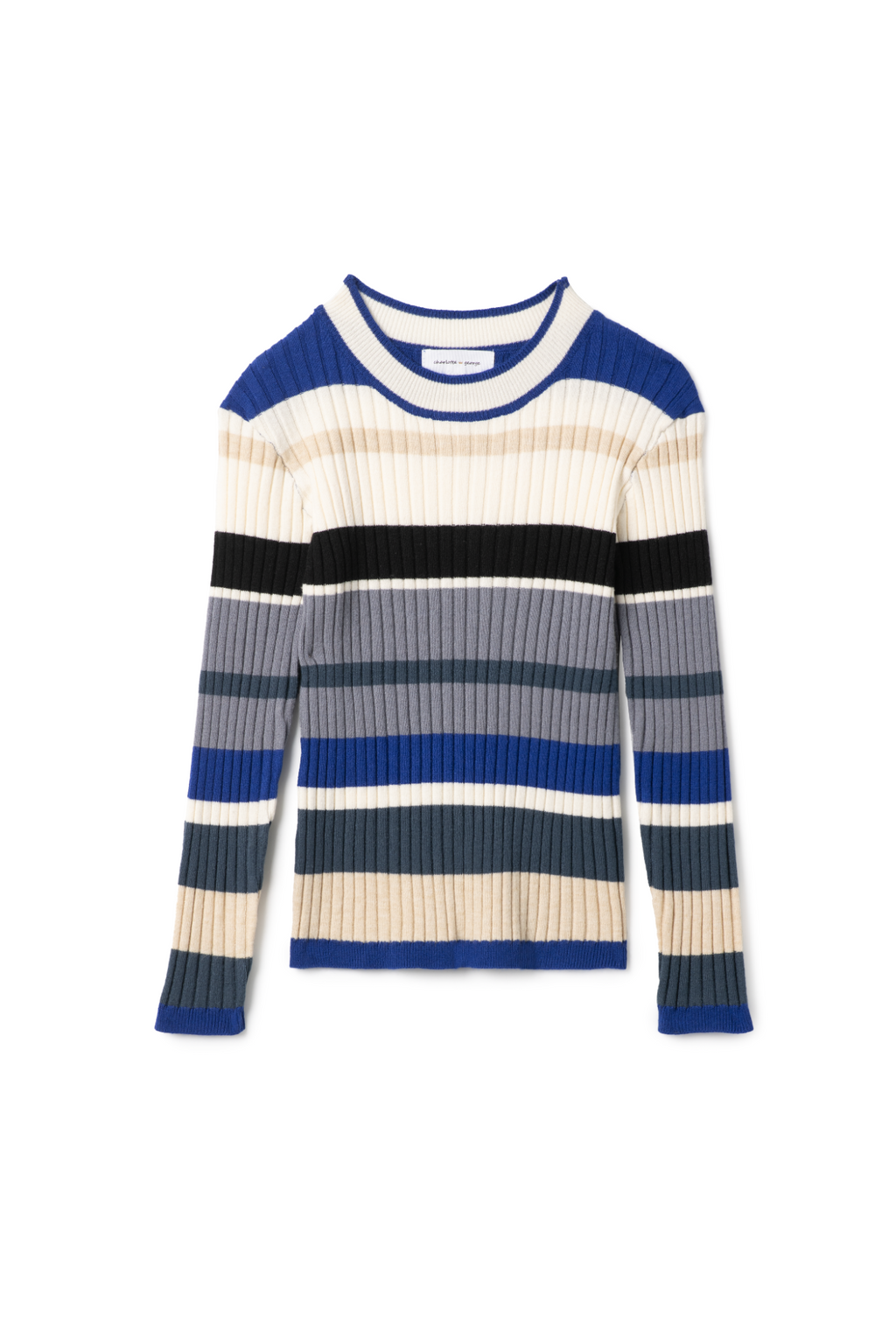 Knit Rib Stripped Top