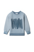 Painted Print Sweatshirt