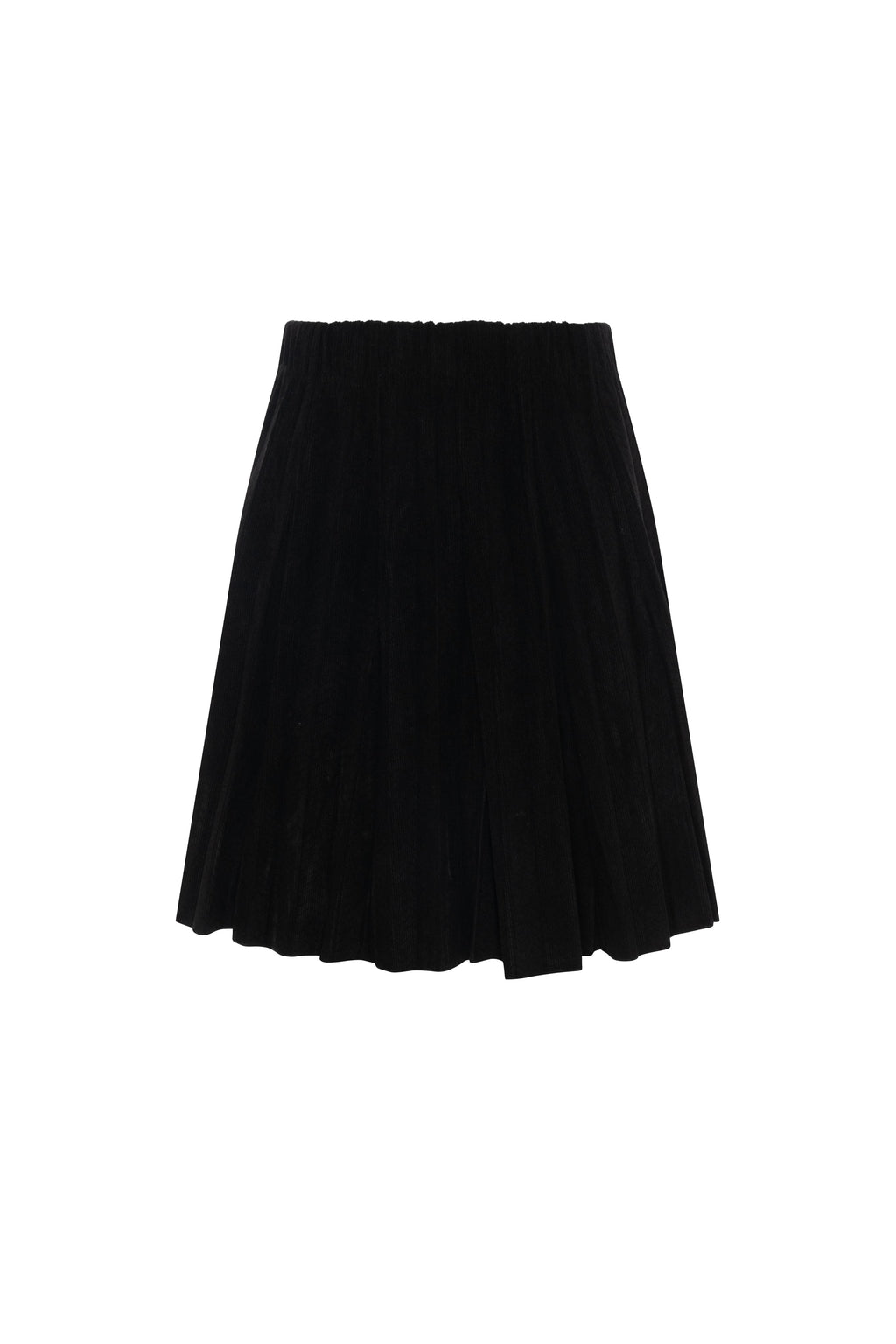Corduroy Crinkle Pleating Skirt