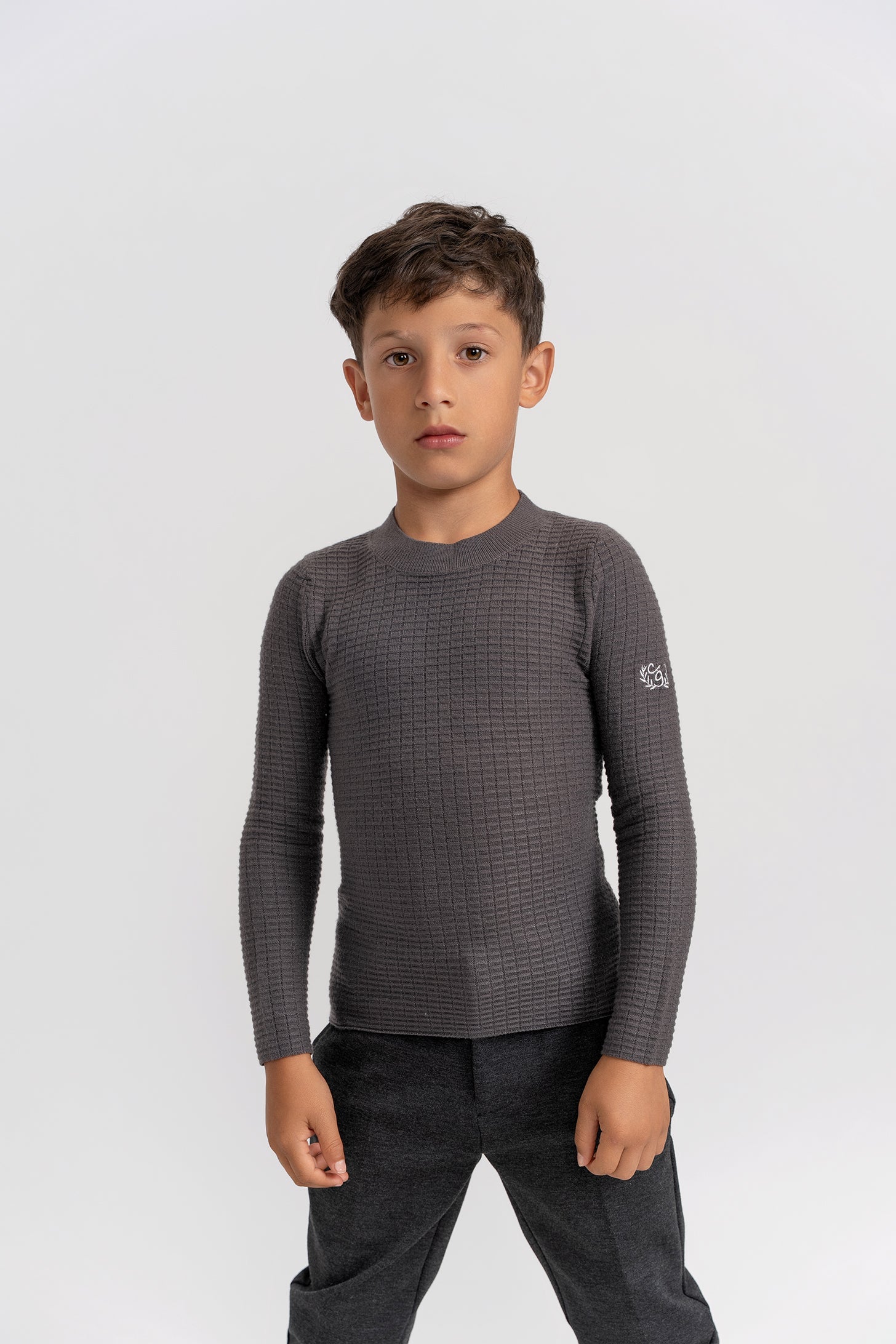 Mock Neck Knit Top