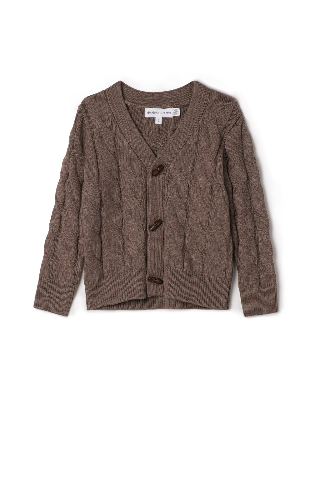 Cable Knit Cardigan Sweater