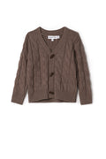 Cable Knit Cardigan Sweater