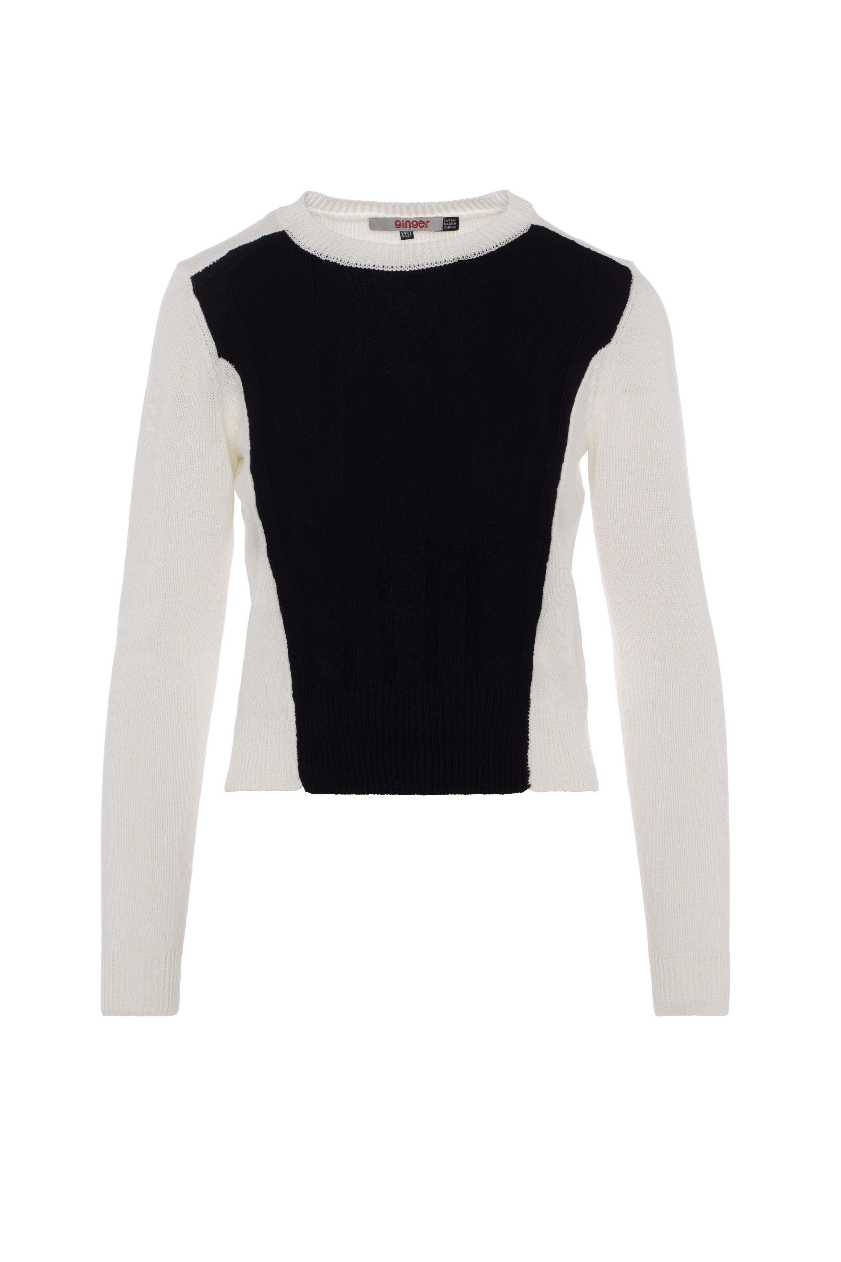Cable Rib Knit Sweater