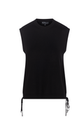 Maternity High Low Knit Vest