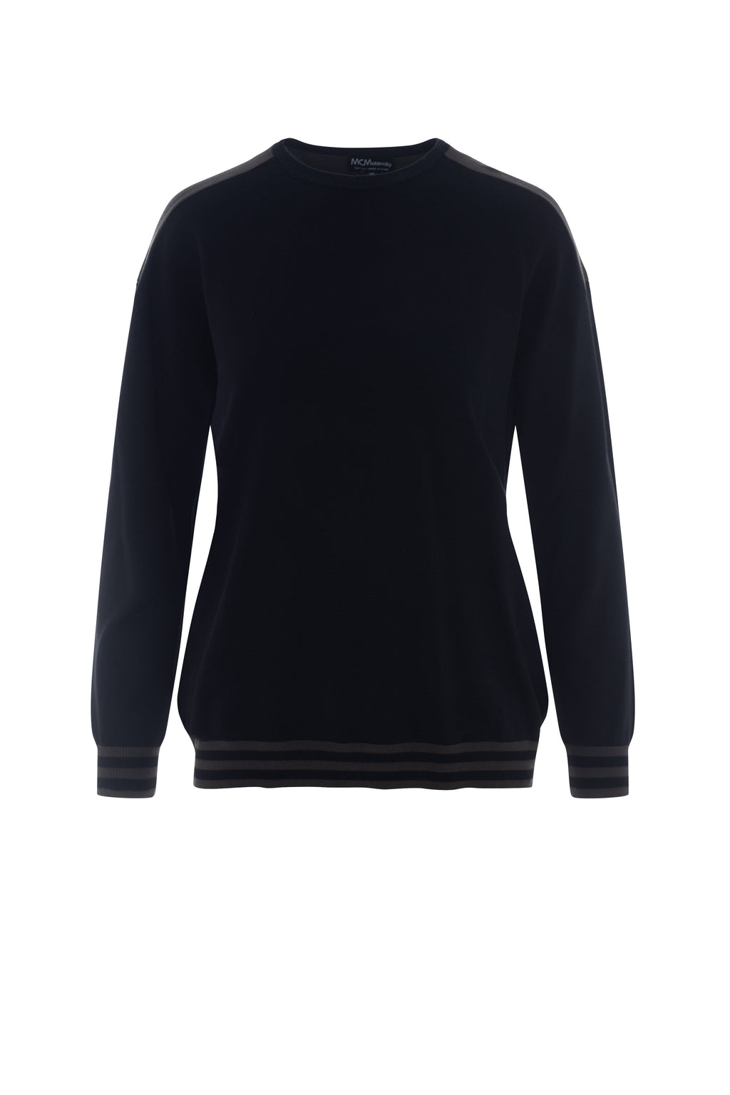Maternity Color Blocked Dolman Sweater