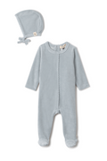 Velour Pompom Onesie
