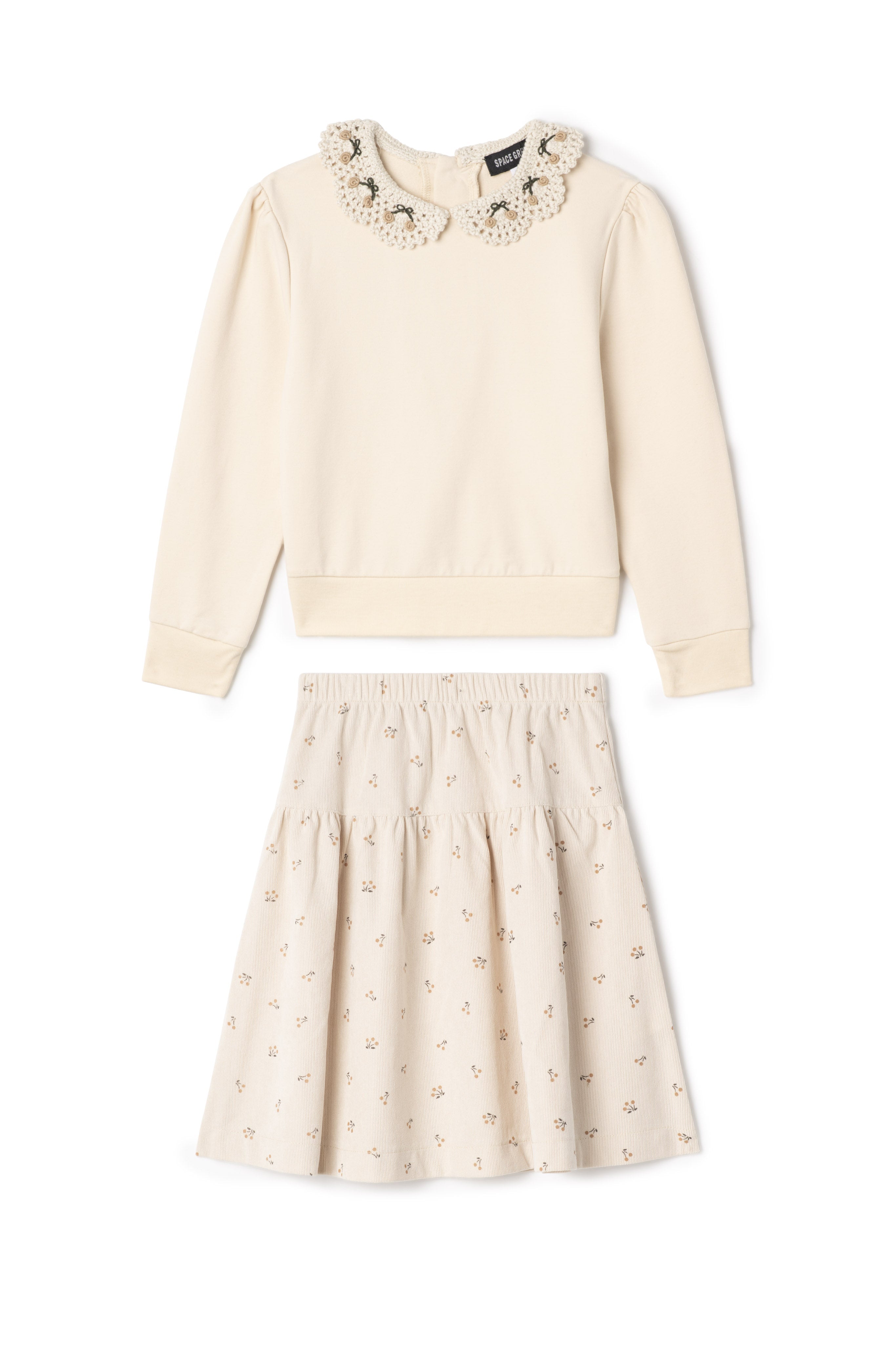 Corduroy Skirt Set