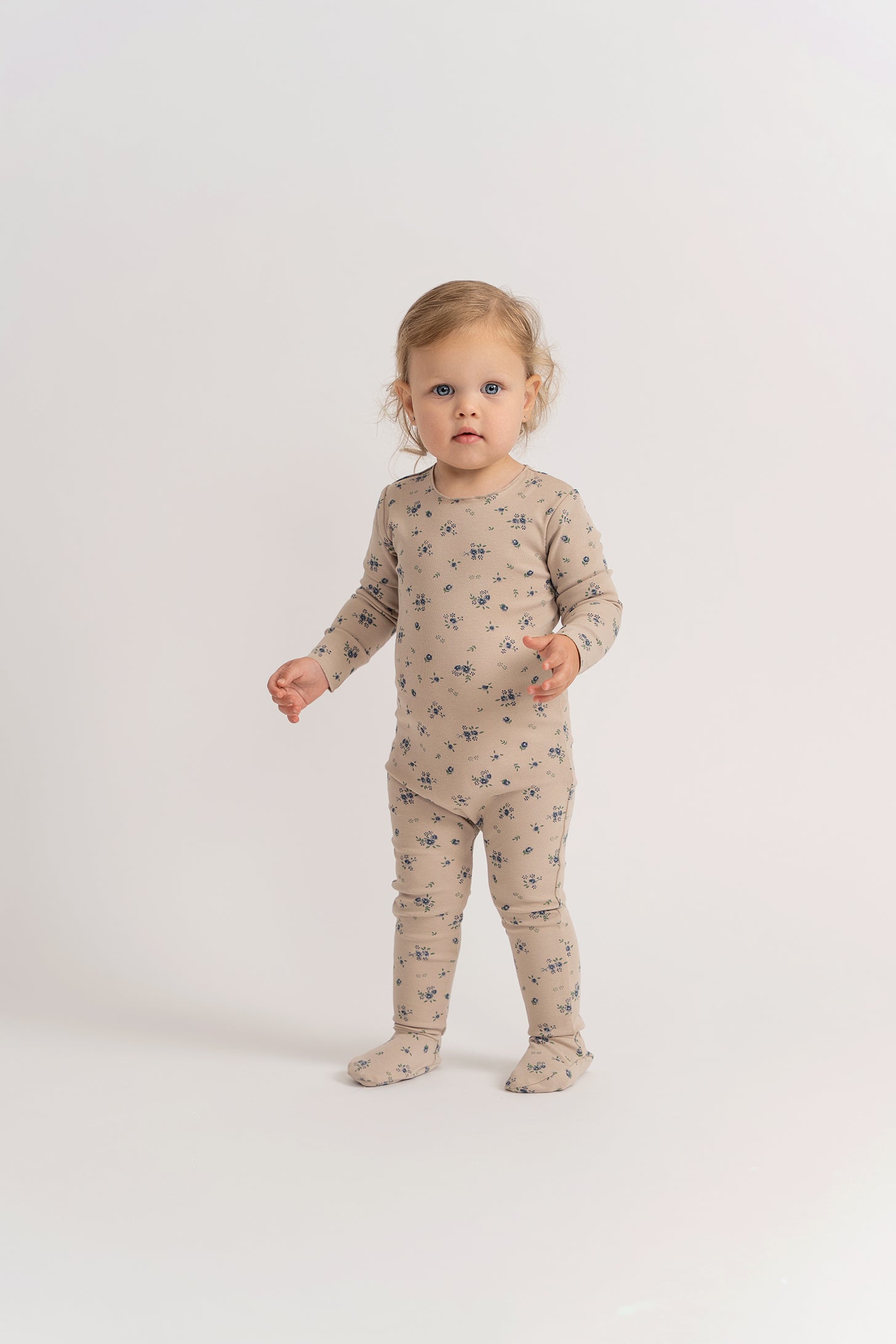 Floral Print Onesie