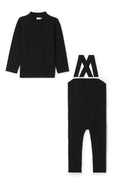 Cable Knit Overall Set