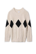 Diamond Pointelle Sweater