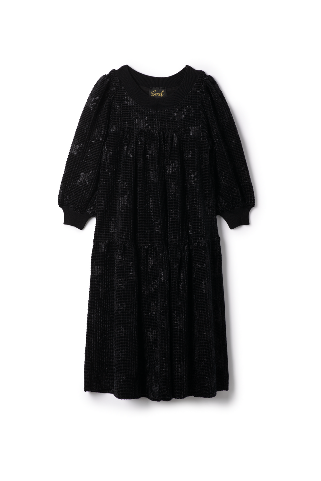 Tiered Velour Robe