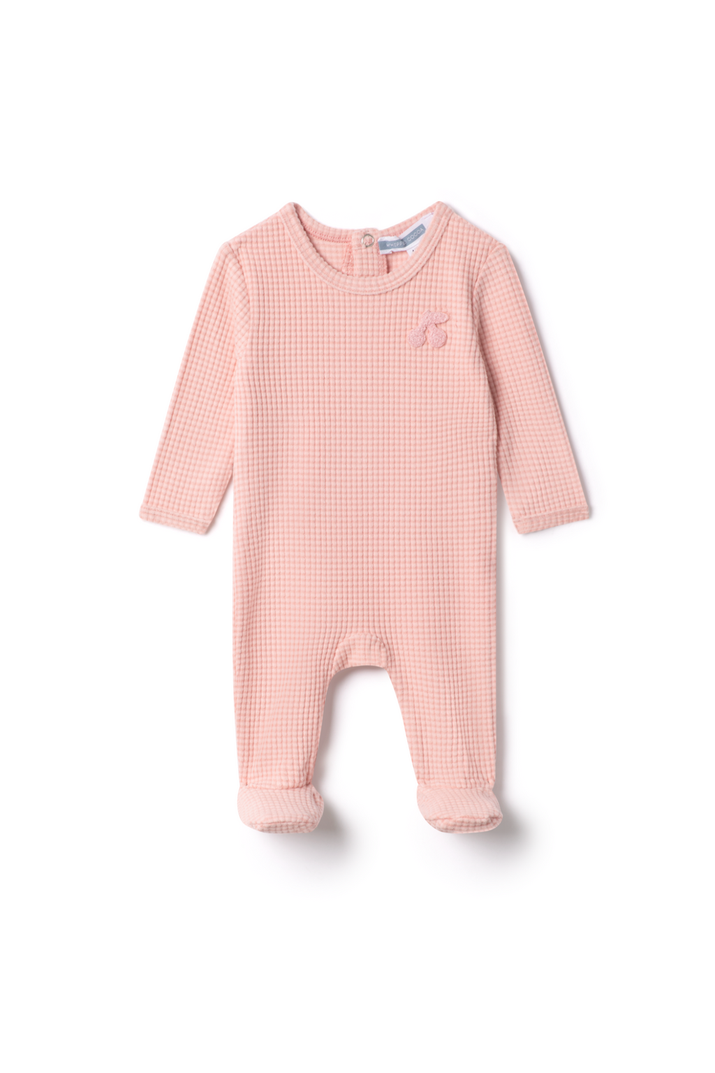 Stripped Hook Stitch Applique Onesie