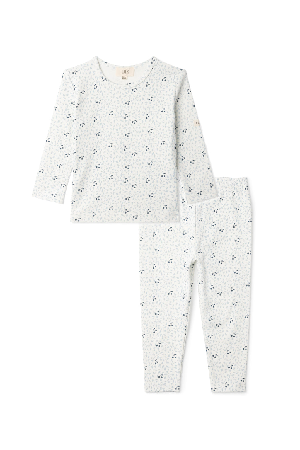 Branch and Cherry Print Set