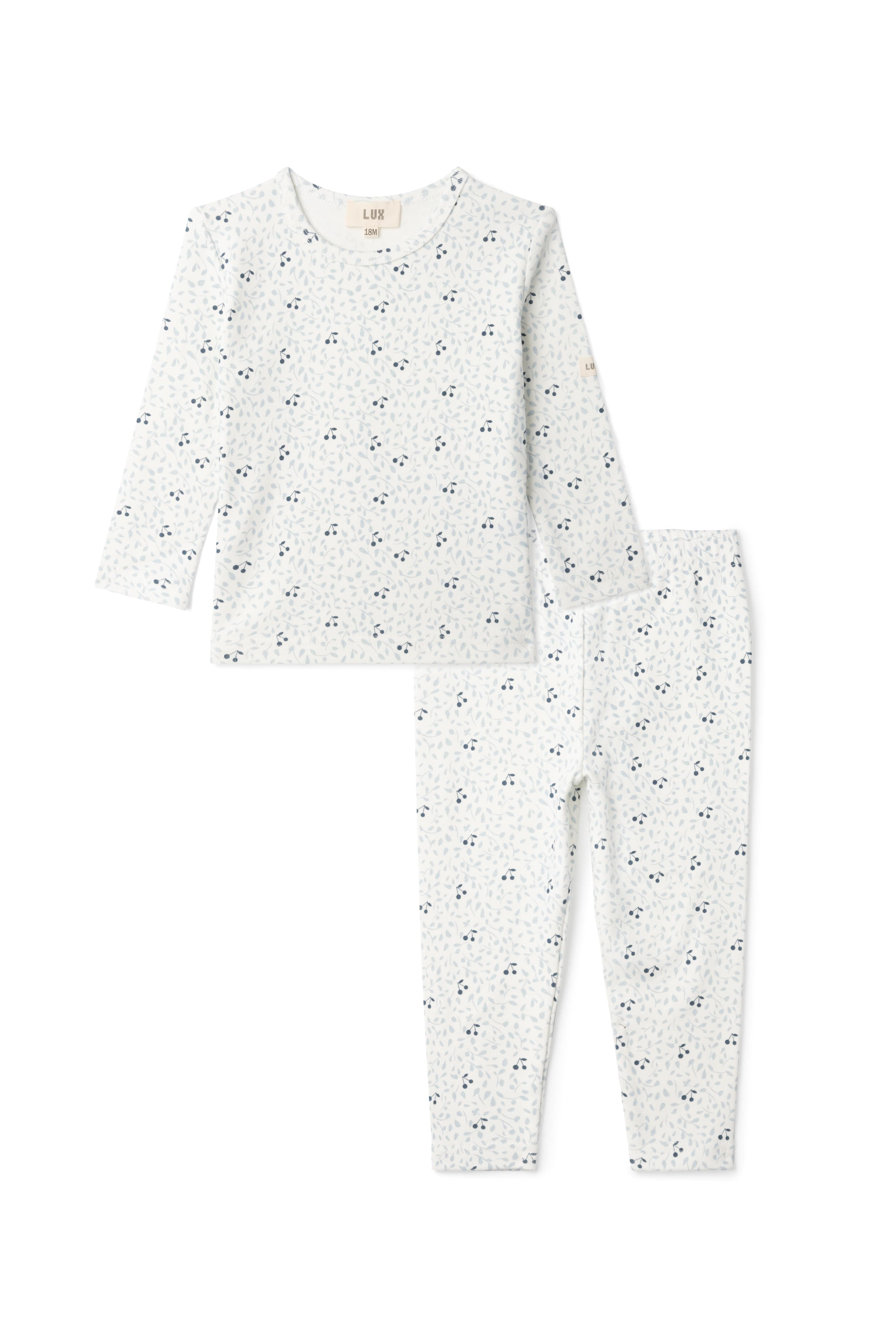 Branch and Cherry Print Set