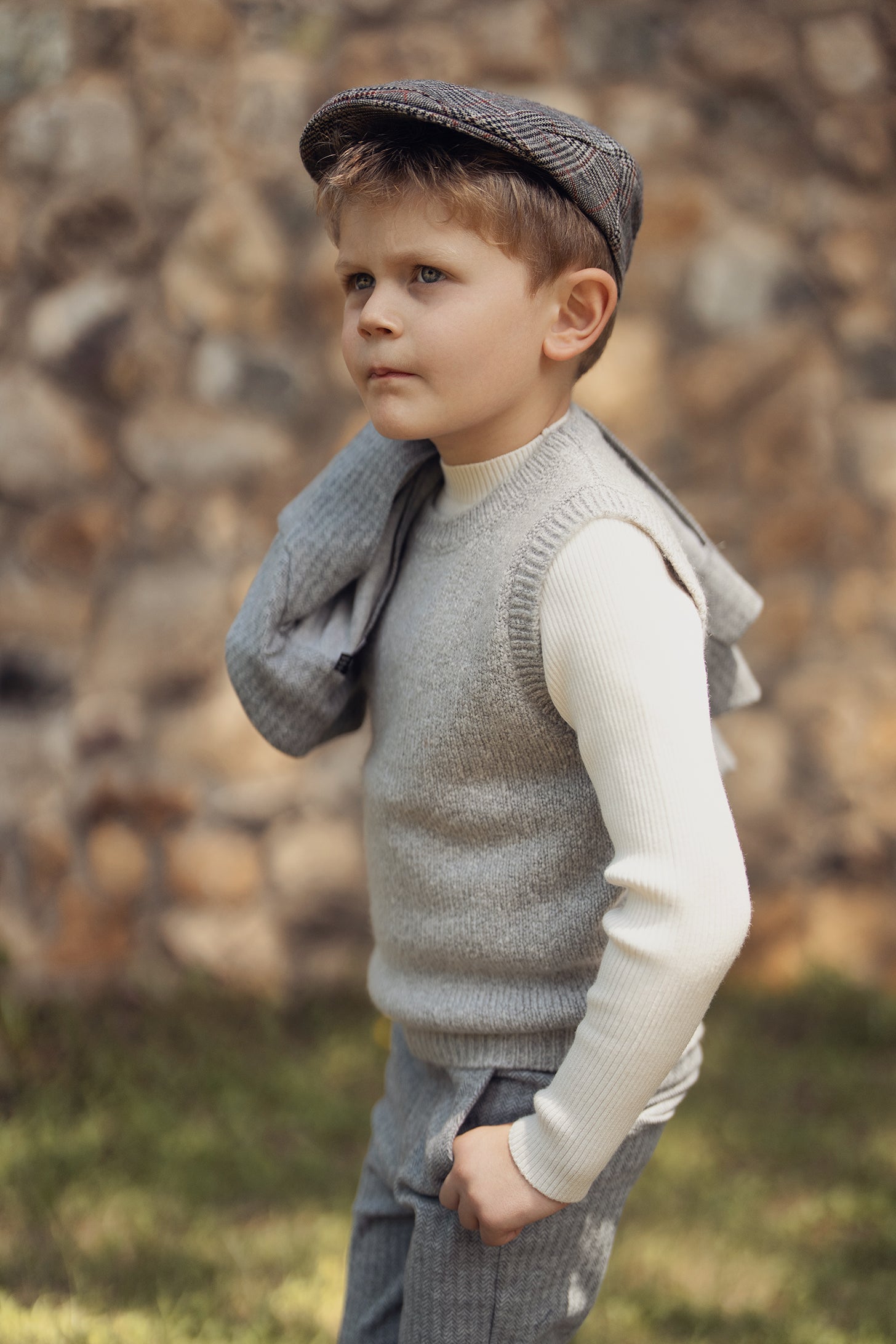 Mix Knit Vest