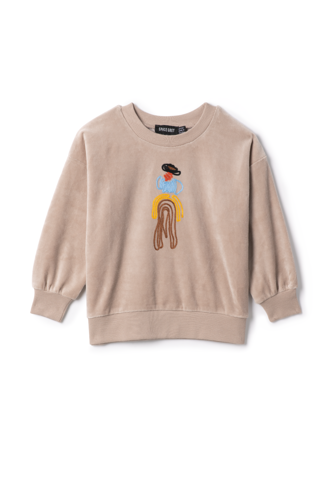 Cowboy Embroidered Sweatshirt