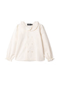 Double Breasted Woven Top