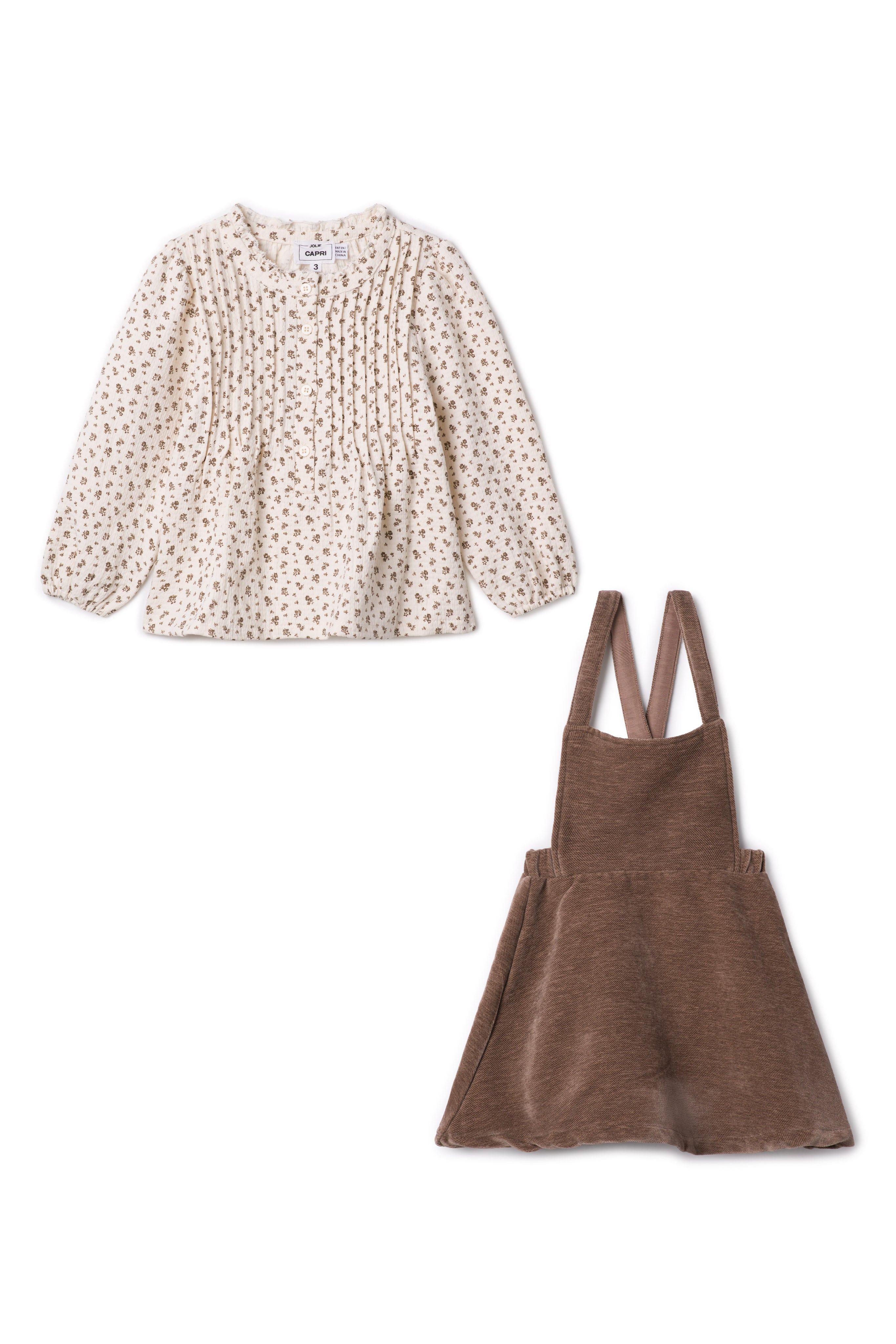 Floral Blouse with Jumper