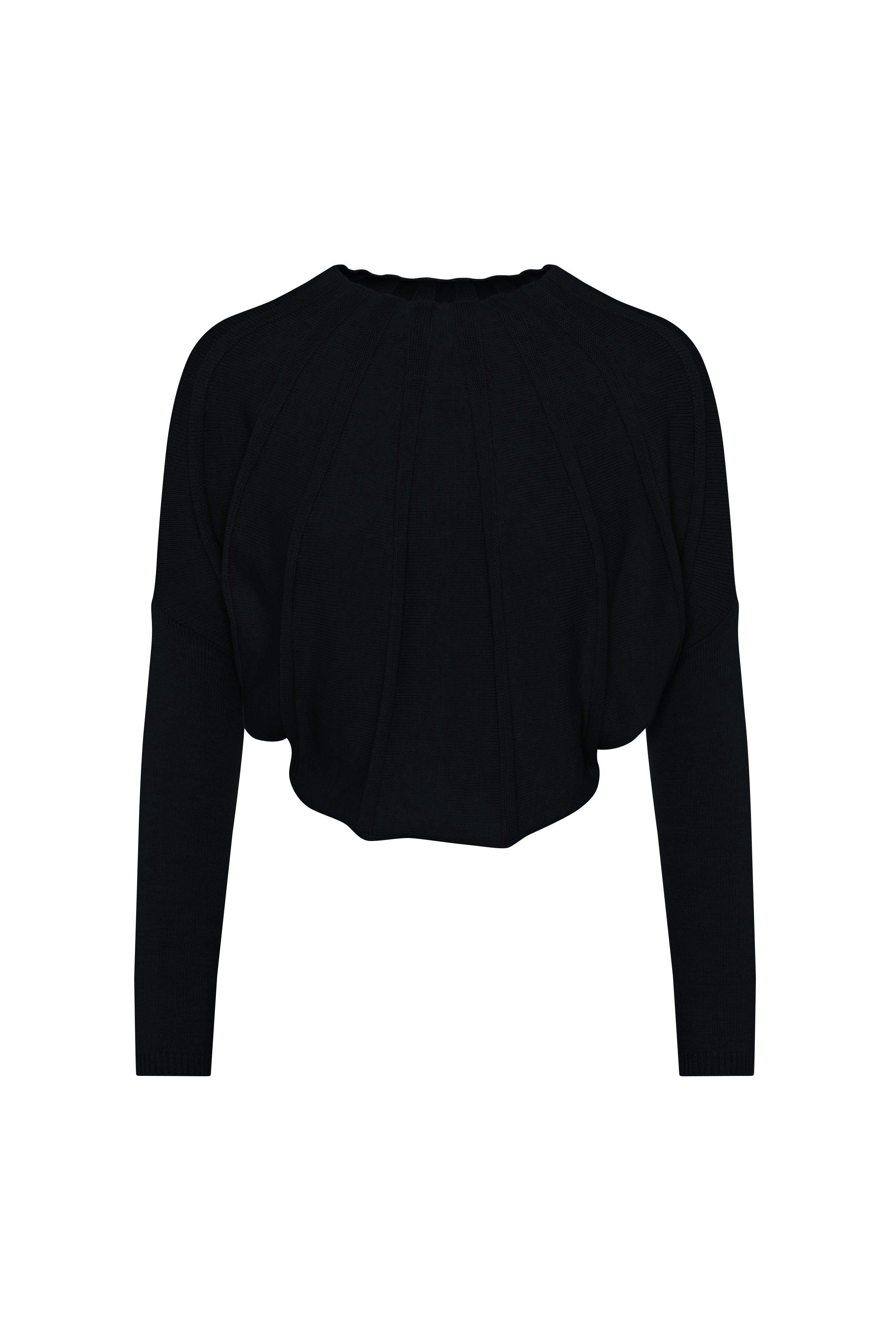 Tacked Knit Sweater