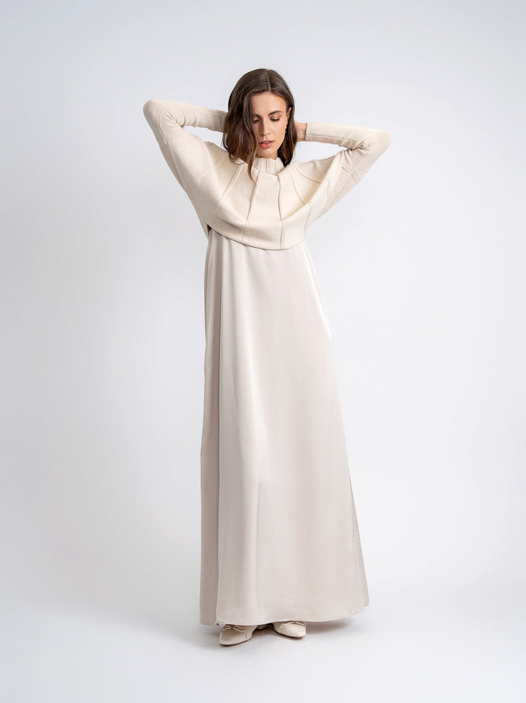 Tacked Knit Sweater