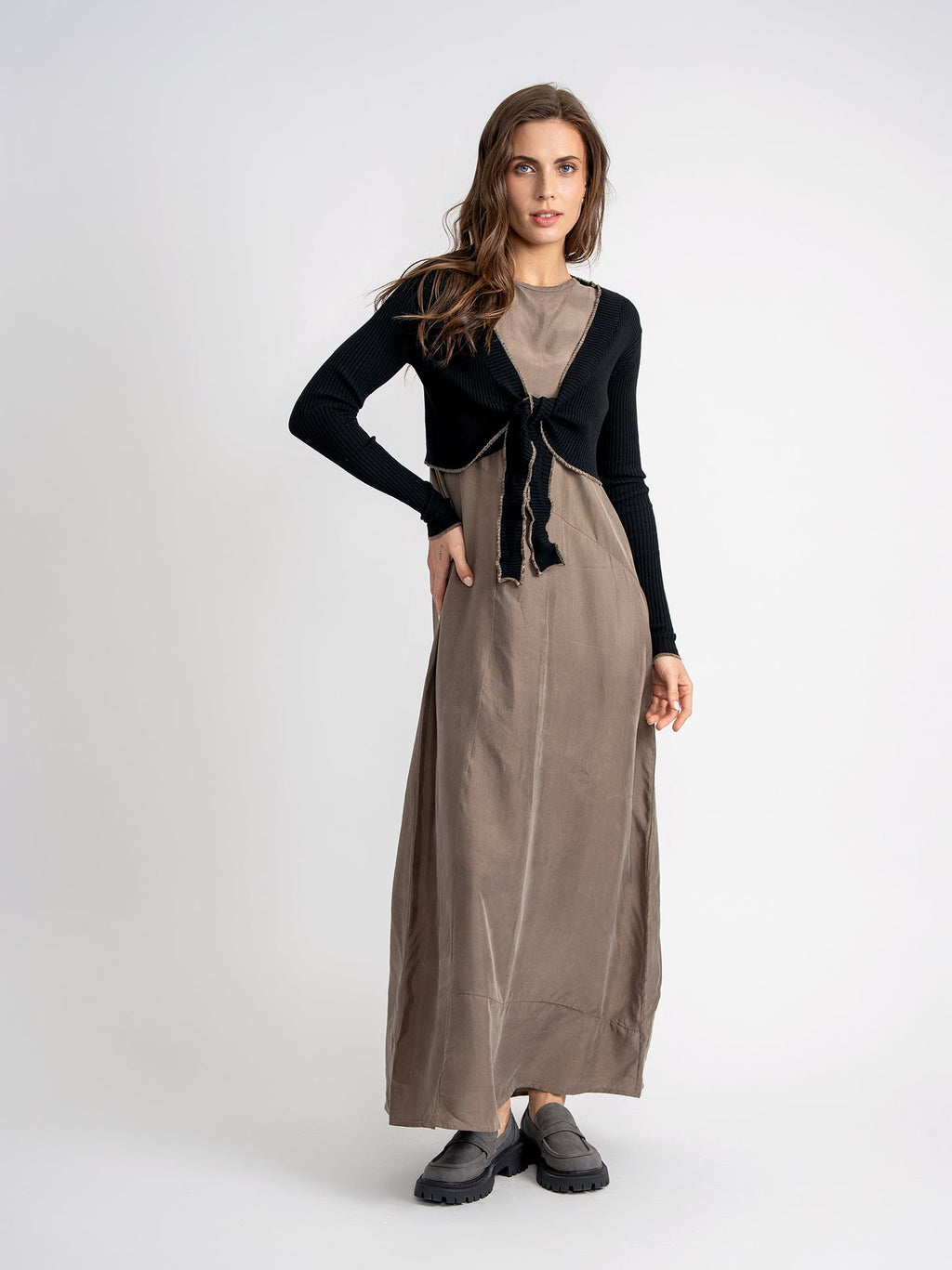 Tie Cardigan