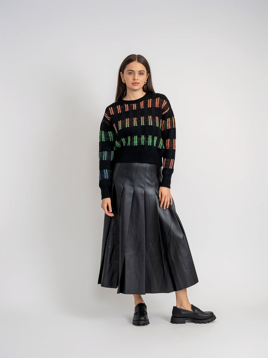 Multicolor Knit Sweater