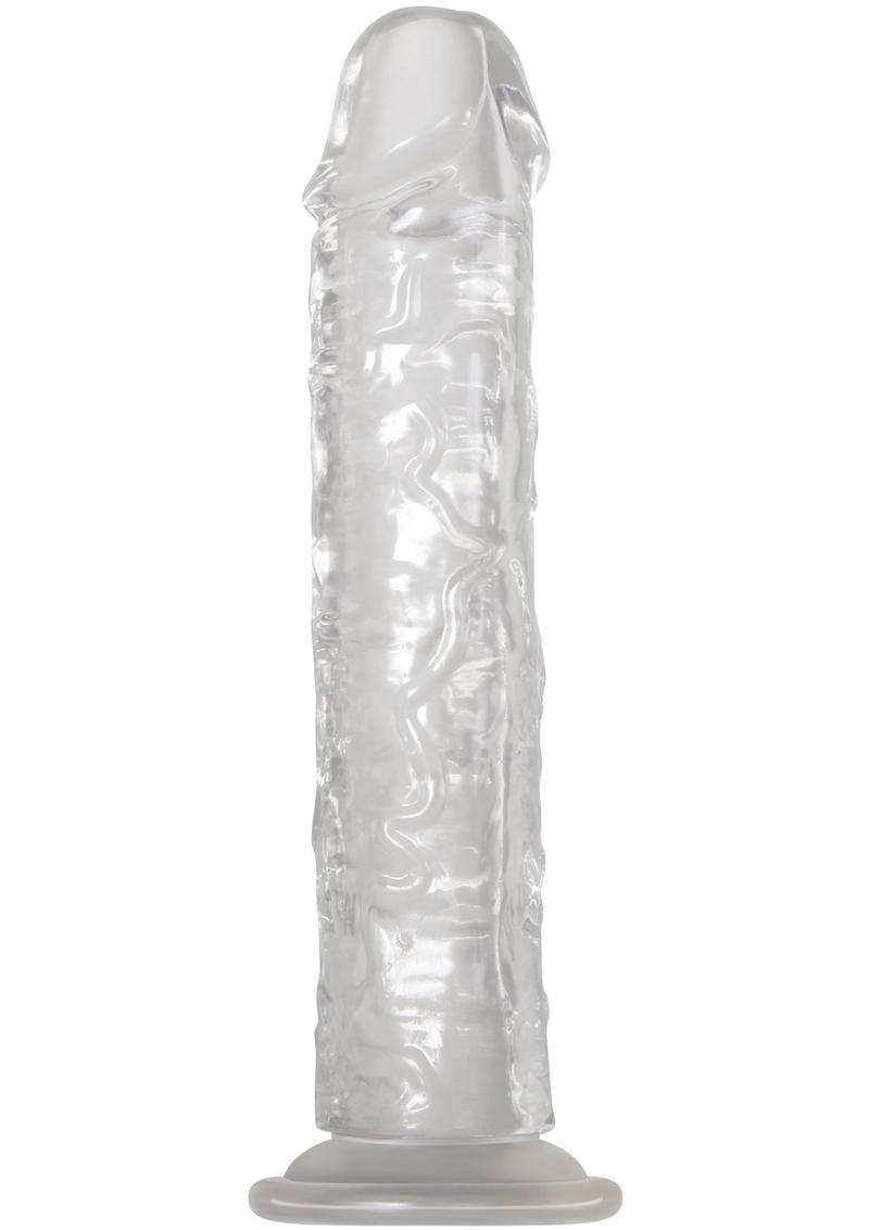 Adam And Eve Crystal Clear Dong Realistic Transparent Dildo
