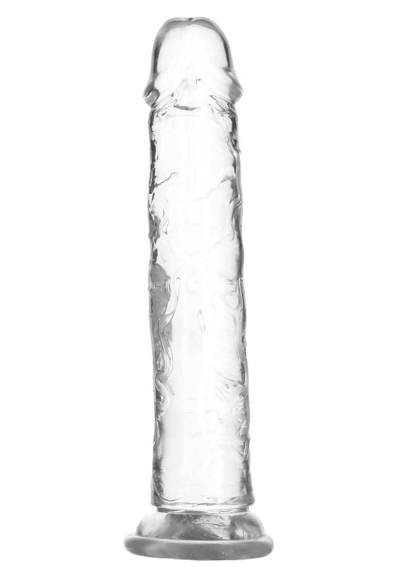 Crystal Addiction Vibrating Vertical Dong with Power Bullet