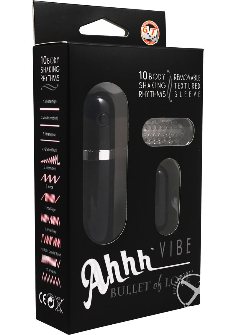 Ahhh Vibe Bullet of Love with Remote Control Vibrators