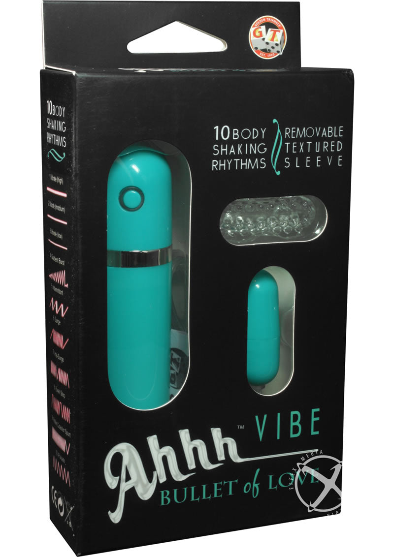 Ahhh Vibe Bullet of Love with Remote Control Vibrators
