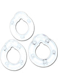 All American Triple And Super Stretchy Silicone Cock Rings